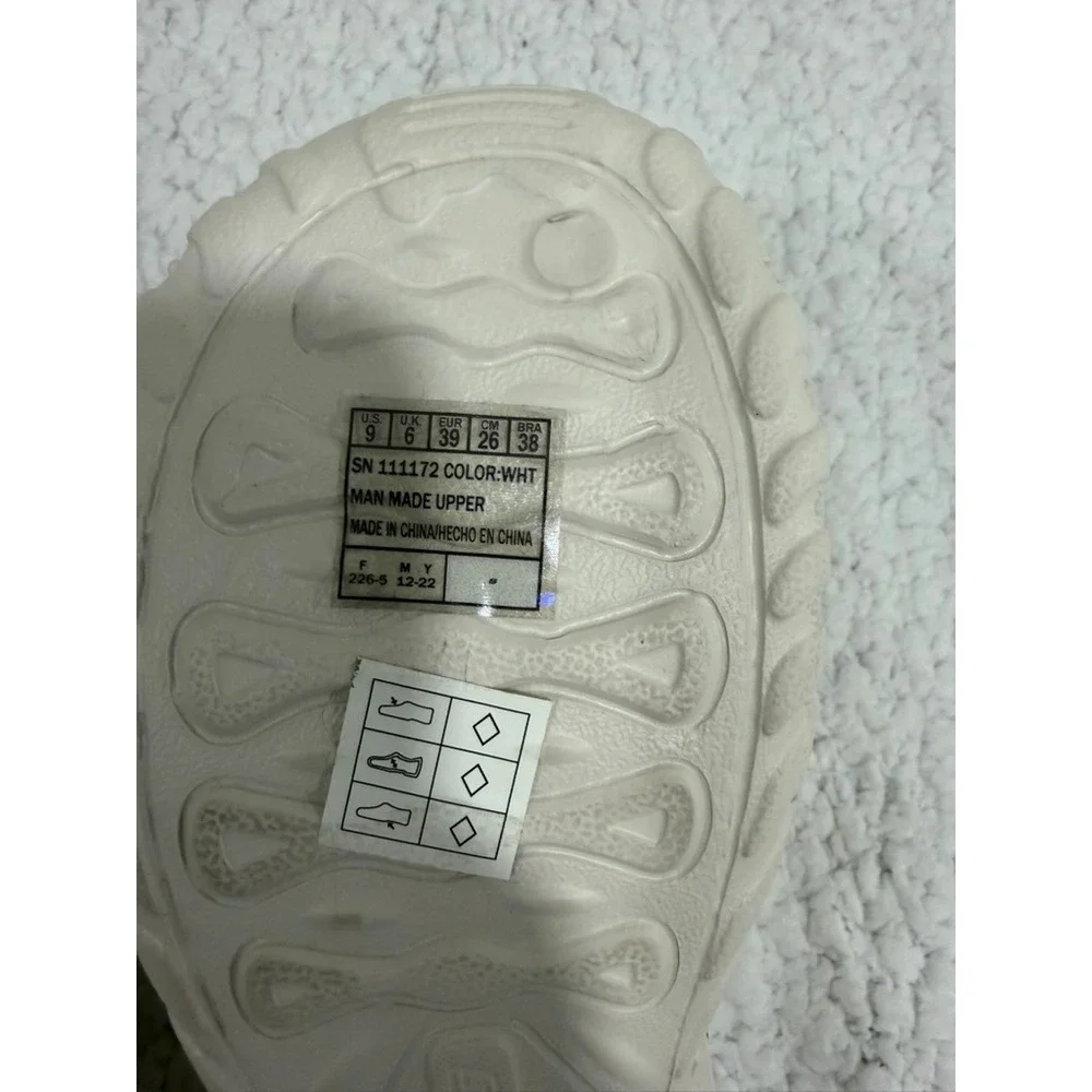 Skechers Foamies Outdoor Lifestyle White Yellow Floral Daisy Sandals Womens 9 - Picture 7 of 9